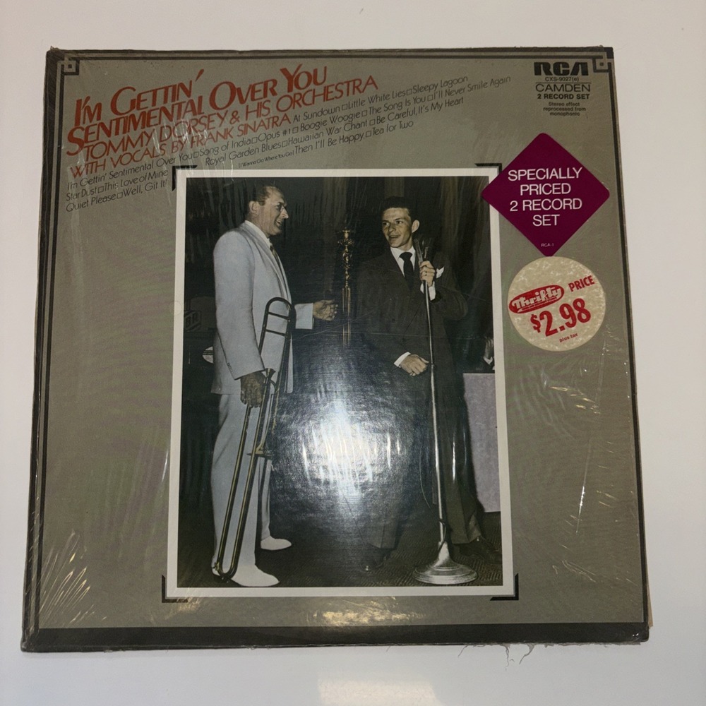 Tommy Dorsey - I'm Gettin' Sentimental Over You - 2 LP W/Sinatra / EXC Vinyl